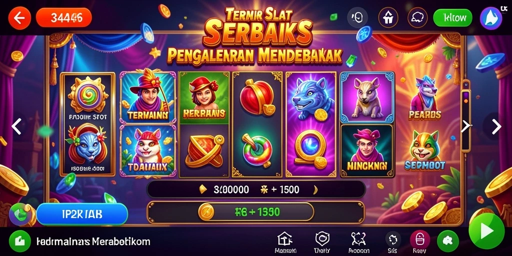 Tampilan gameplay Slot 3446 yang seru dan penuh warna.