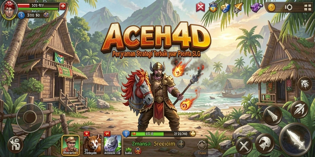 Gameplay seru dari ACEH4D dalam mode SLG.