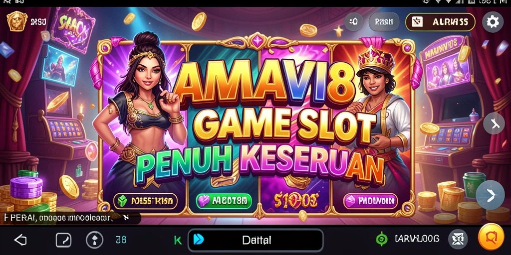 Tampilan menarik dari gameplay Slot AMAVI88 yang seru.