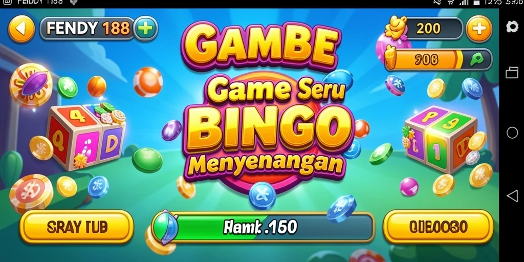 Screenshot gameplay FENDY188 menampilkan keseruan permainan Bingo.