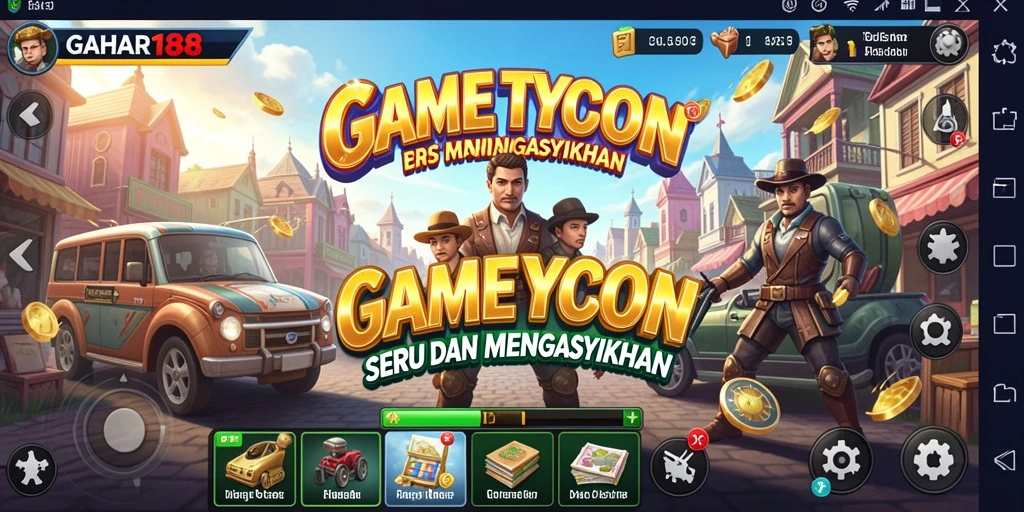 Tampilan utama gameplay GAHAR188 yang menarik dan mendalam.