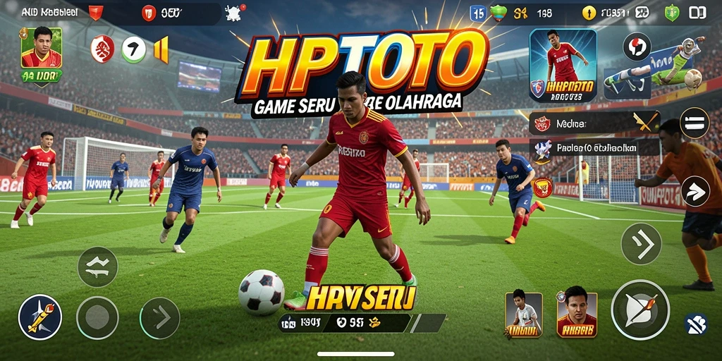 Screenshot gameplay HPTOTO yang menunjukkan momen seru dalam pertandingan olahraga.