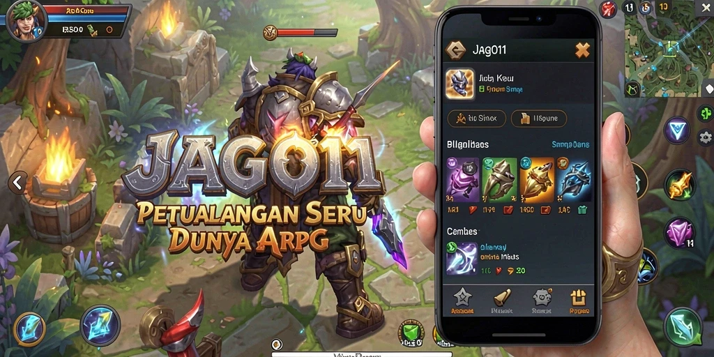 Tampilan gameplay ARPG yang mendebarkan dan grafis menawan.