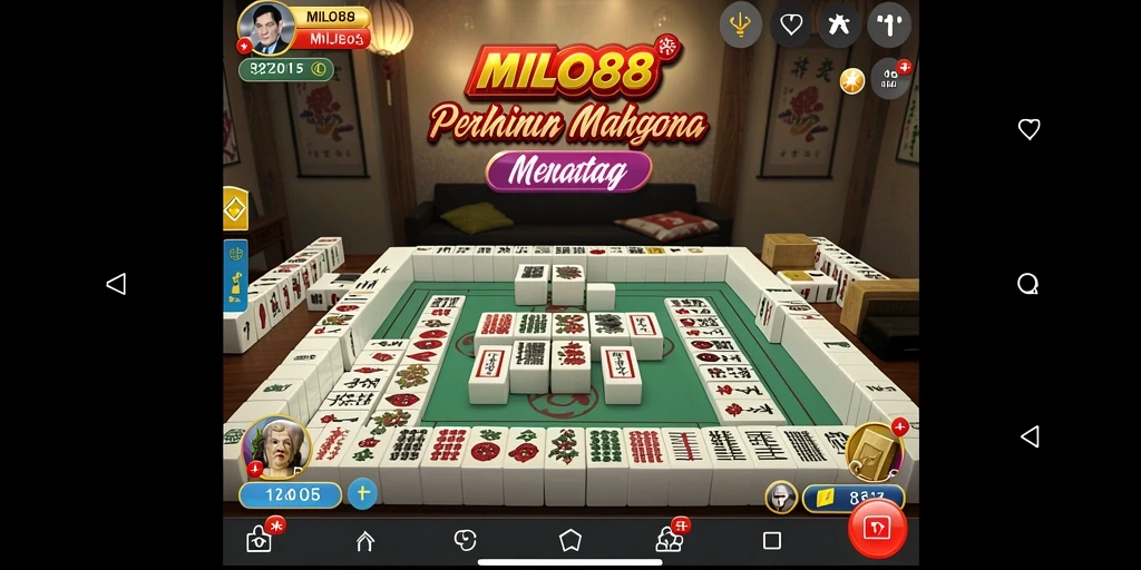 Tampilan Gameplay Seru di MILO88 dengan Tile Mahjong Menarik