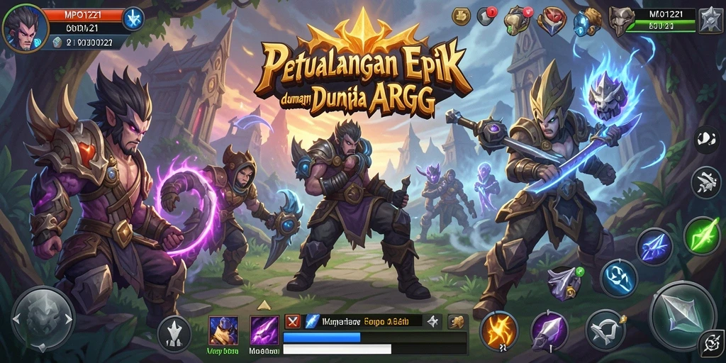 Screenshot gameplay MPO1221 yang menampilkan aksi petualangan seru.