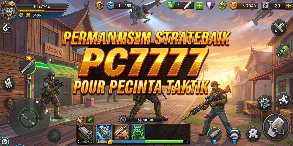Tangkapan layar menunjukkan aksi seru gameplay strategi PC777.