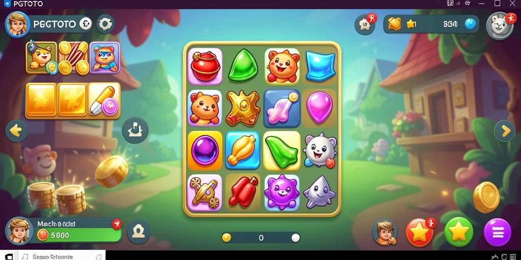 Tampilan menarik game Match-3 dengan gameplay seru dan menantang.