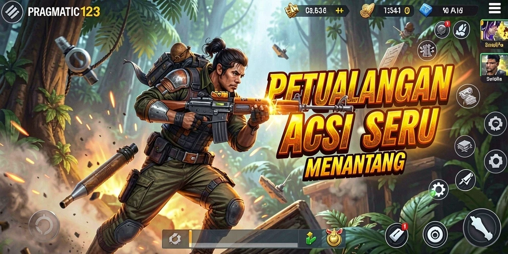 Tampilan gameplay ARPG yang menegangkan dan penuh aksi.