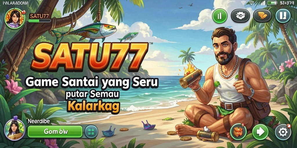 Tangkapan layar gameplay SATU77 dengan suasana santai dan menyenangkan.
