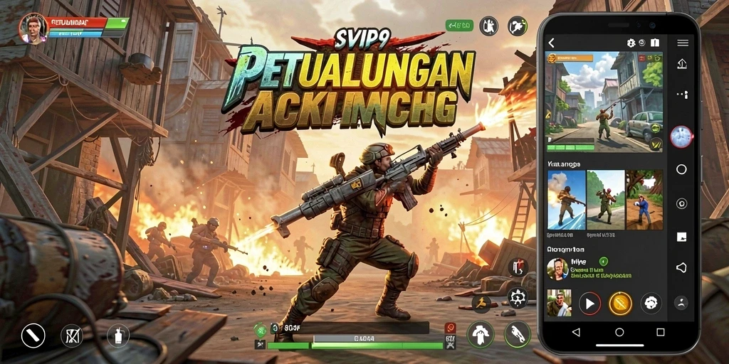Tampilan gameplay mendebarkan dari SVIP9 dengan aksi tanpa henti.